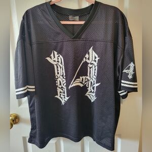 YoungLA Black and White Graphic Women's Jersey